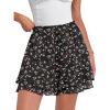 Black Beige Floral
