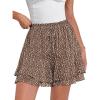 Brown White Floral