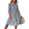 Floral Light Blue