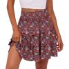 White Red Floral