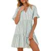 Green White Stripe