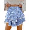 Blue White Floral Pink