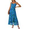 Blue Green Floral