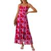 Red Purple Floral
