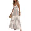 White Khaki Stripe