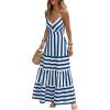 White Royal Blue Stripe