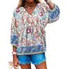 Blue Purple Floral
