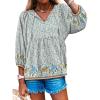 Light Blue Yellow Floral
