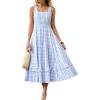 Blue White Plaid