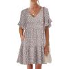 Khaki Polka Dot Gray