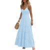 Blue White Plaid