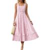 Pink White Plaid