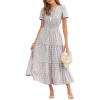 Gray Brown Gingham