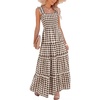 Brown White Plaid